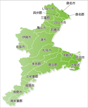 三重県マップ