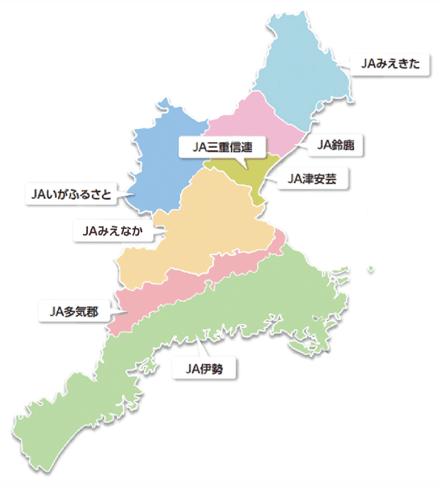 三重県の地図